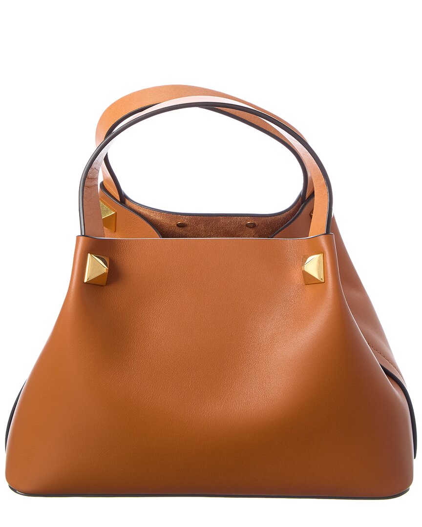 Valentino Valentino Vlogo Signature Small Leather Tote