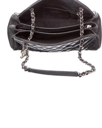 Chanel Chanel Black Caviar Leather Cc Tote (Authentic Pre-Loved)