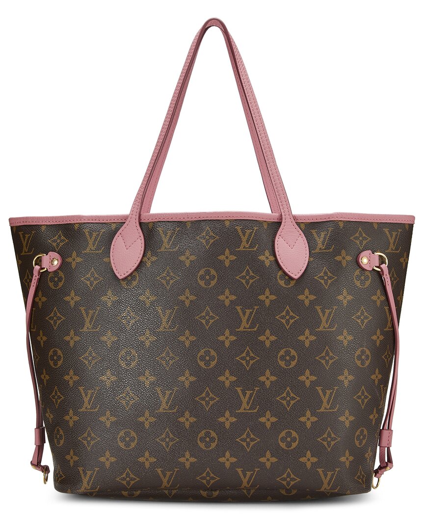 Louis Vuitton Louis Vuitton Pink Coated Canvas Ikat Flower Neverfull Mm (Authentic Pre-