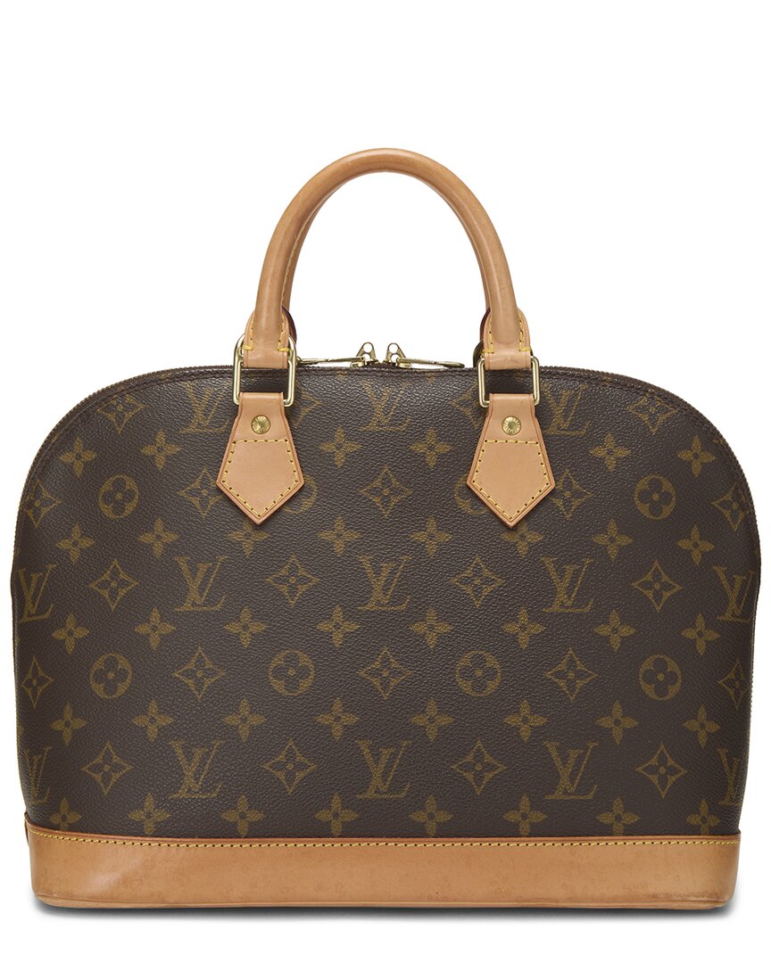 Louis Vuitton Louis Vuitton Brown Monogram Coated Canvas Alma Pm (Authentic Pre-Loved)