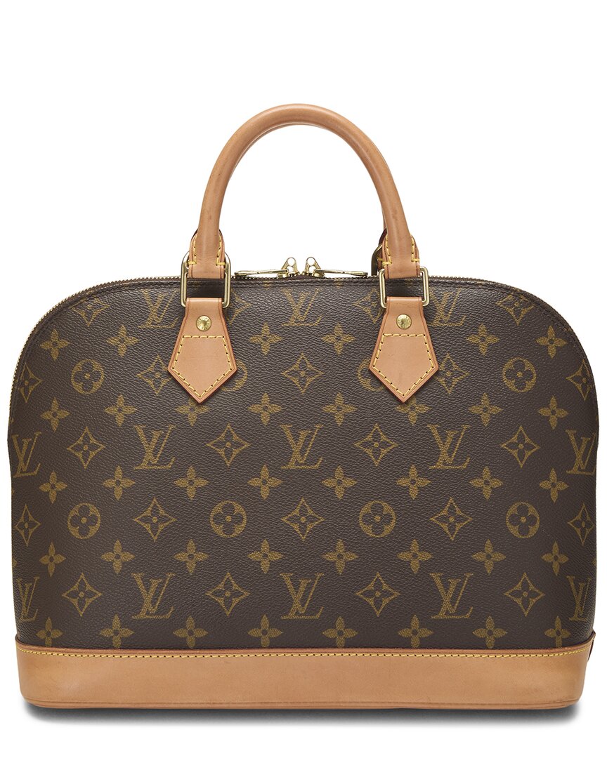 Louis Vuitton Louis Vuitton Brown Monogram Coated Canvas Alma Pm (Authentic Pre-Loved)