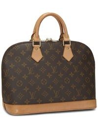 Louis Vuitton Louis Vuitton Brown Monogram Coated Canvas Alma Pm (Authentic Pre-Loved)