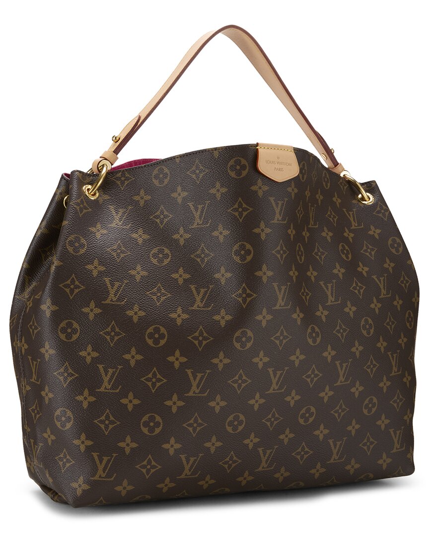 Louis Vuitton Louis Vuitton Pink Monogram Coated Canvas Graceful Mm (Authentic Pre-Loved)