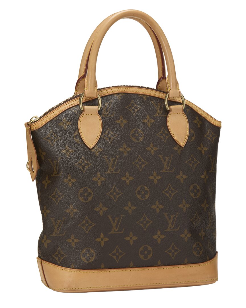 Louis Vuitton Louis Vuitton Brown Monogram Coated Canvas Lockit (Authentic Pre-Loved)