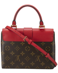 Louis Vuitton Pre-Owned Louis Vuitton Red Monogram Coated Canvas Locky Bb (Authentic Pre-Loved)