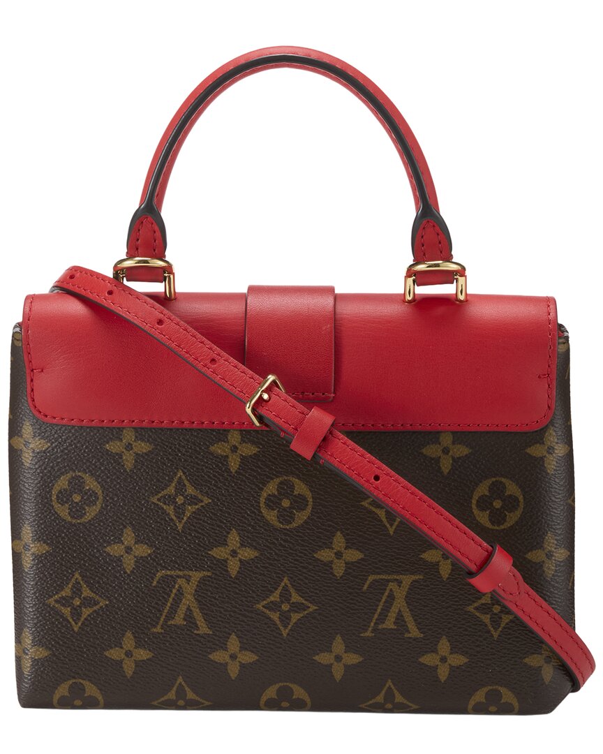 Louis Vuitton Pre-Owned Louis Vuitton Red Monogram Coated Canvas Locky Bb (Authentic Pre-Loved)