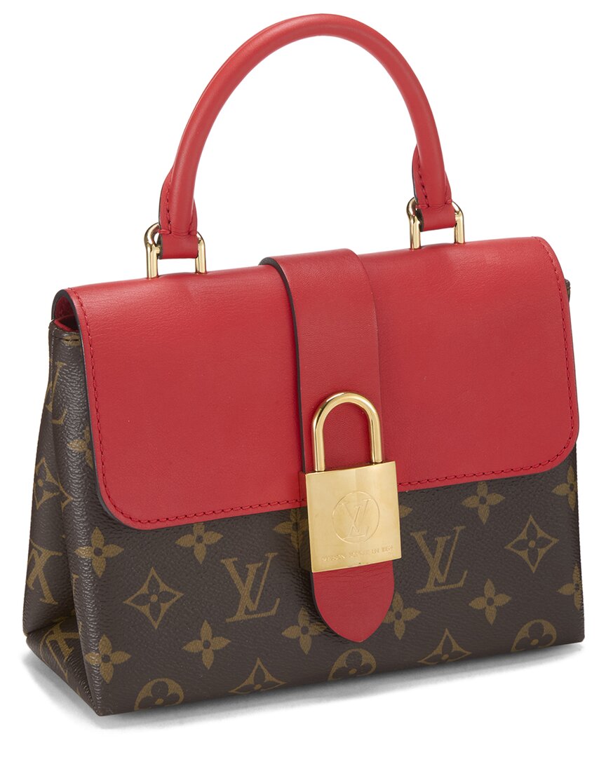 Louis Vuitton Pre-Owned Louis Vuitton Red Monogram Coated Canvas Locky Bb (Authentic Pre-Loved)