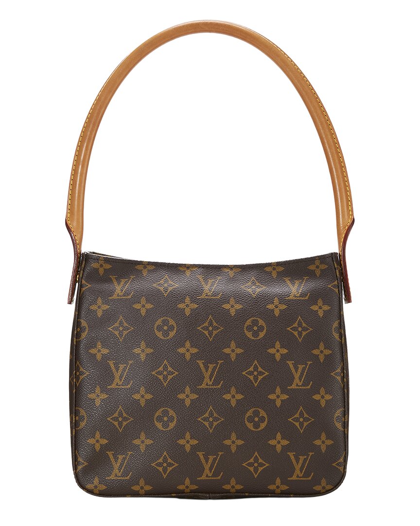 Louis Vuitton Louis Vuitton Brown Monogram Coated Canvas Looping Mm (Authentic Pre-Loved)
