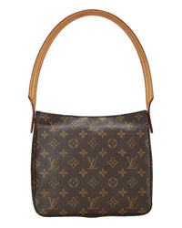Louis Vuitton Louis Vuitton Brown Monogram Coated Canvas Looping Mm (Authentic Pre-Loved)