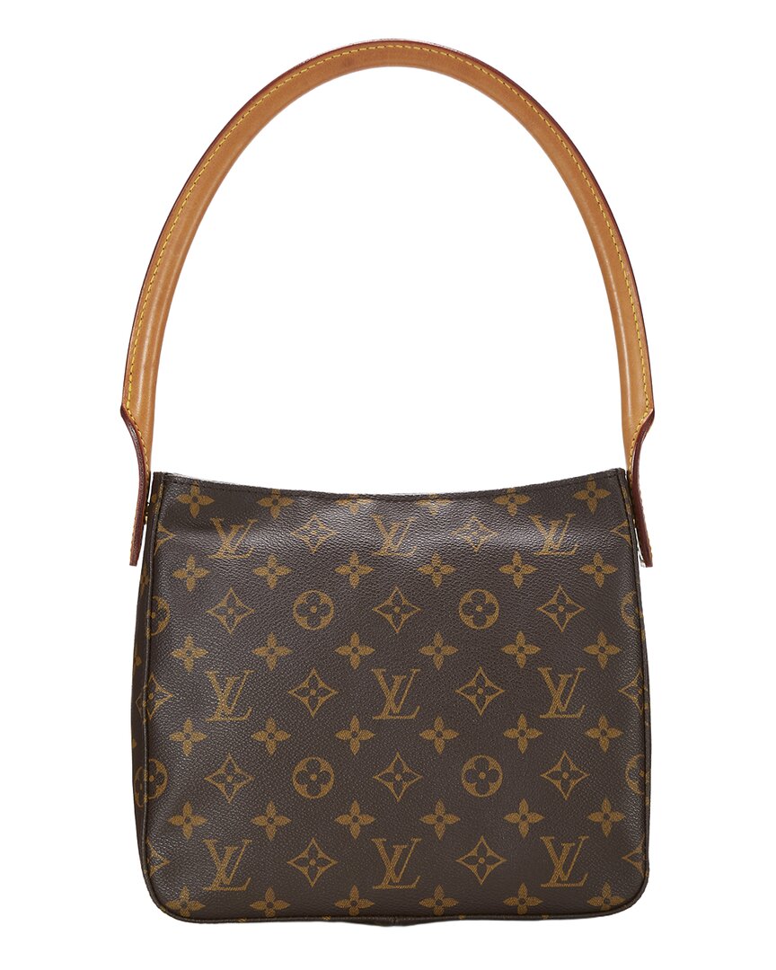 Louis Vuitton Louis Vuitton Brown Monogram Coated Canvas Looping Mm (Authentic Pre-Loved)