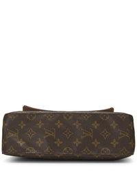 Louis Vuitton Louis Vuitton Brown Monogram Coated Canvas Looping Pm (Authentic Pre-Loved)