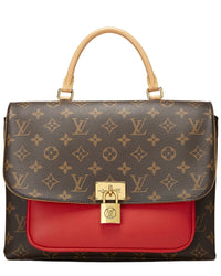 Louis Vuitton Pre-Owned Louis Vuitton Red Monogram Coated Canvas Marignan (Authentic Pre-Loved)