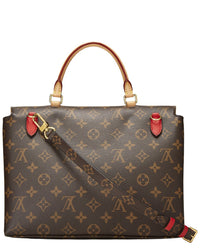 Louis Vuitton Pre-Owned Louis Vuitton Red Monogram Coated Canvas Marignan (Authentic Pre-Loved)