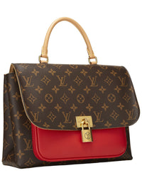 Louis Vuitton Pre-Owned Louis Vuitton Red Monogram Coated Canvas Marignan (Authentic Pre-Loved)