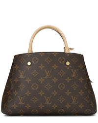 Louis Vuitton Louis Vuitton Brown Monogram Coated Canvas Montaigne Bb (Authentic Pre-Loved)