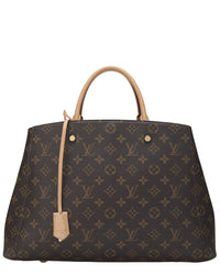 Louis Vuitton Louis Vuitton Brown Monogram Coated Canvas Montaigne Gm (Authentic Pre-Loved)
