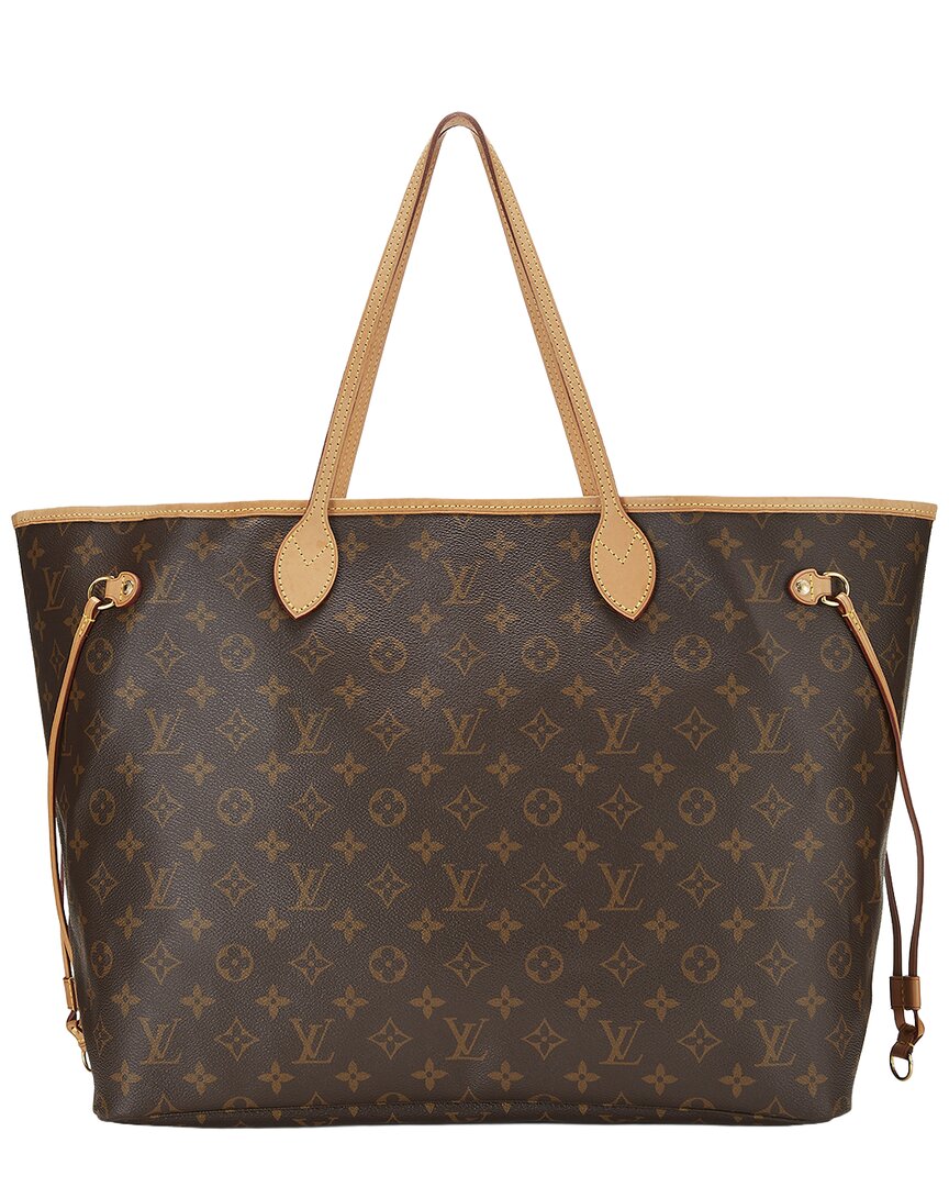 Louis Vuitton Louis Vuitton Brown Monogram Coated Canvas Neverfull Gm (Authentic Pre-Loved)