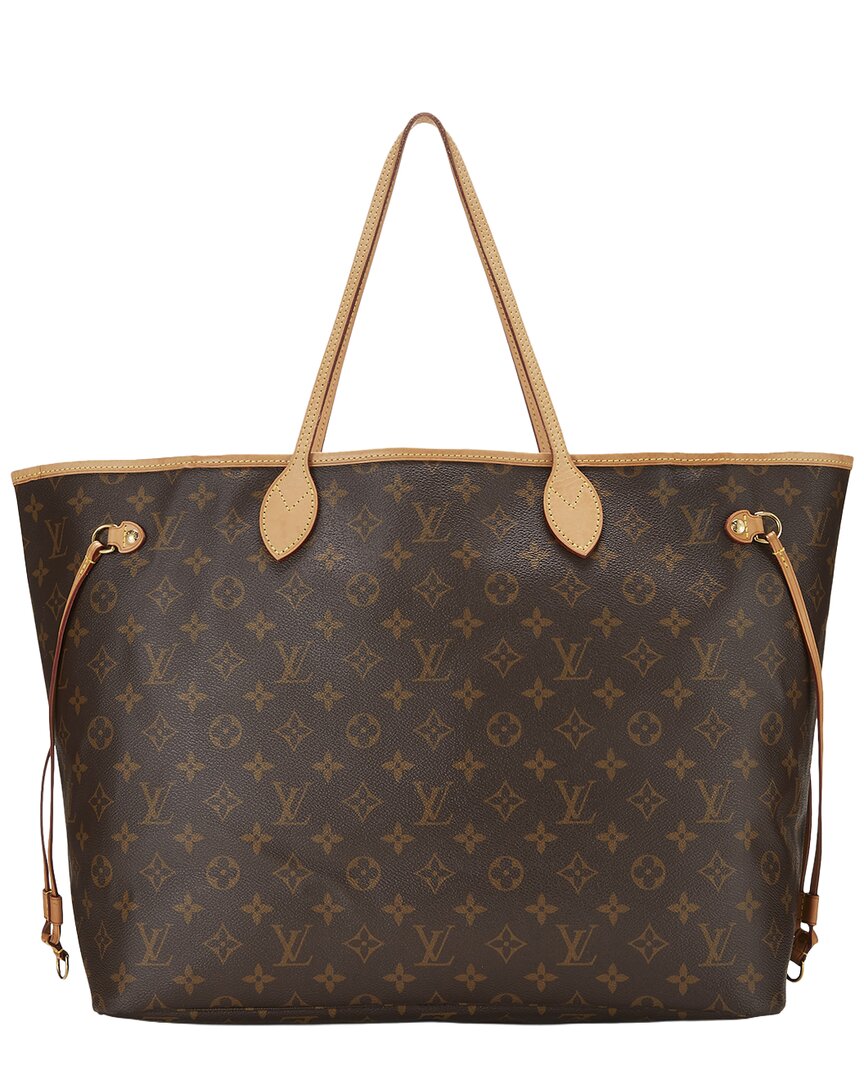 Louis Vuitton Louis Vuitton Brown Monogram Coated Canvas Neverfull Gm (Authentic Pre-Loved)
