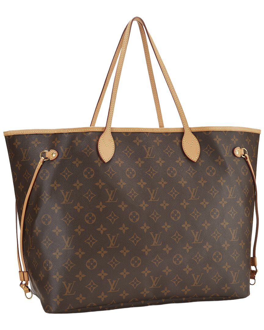 Louis Vuitton Louis Vuitton Brown Monogram Coated Canvas Neverfull Gm (Authentic Pre-Loved)