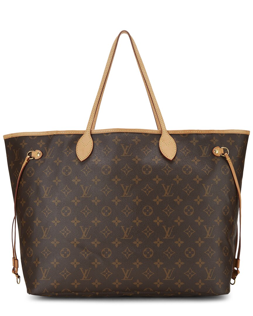 Louis Vuitton Louis Vuitton Brown Monogram Coated Canvas Neverfull Gm (Authentic Pre-Loved)