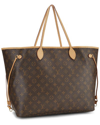 Louis Vuitton Louis Vuitton Brown Monogram Coated Canvas Neverfull Gm (Authentic Pre-Loved)