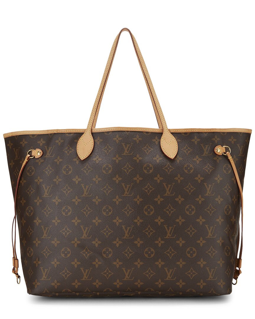 Louis Vuitton Louis Vuitton Brown Monogram Coated Canvas Neverfull Gm (Authentic Pre-Loved)