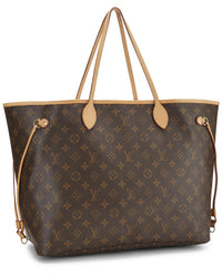 Louis Vuitton Louis Vuitton Brown Monogram Coated Canvas Neverfull Gm (Authentic Pre-Loved)