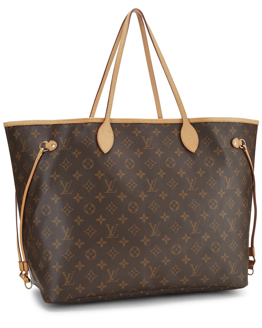Louis Vuitton Louis Vuitton Brown Monogram Coated Canvas Neverfull Gm (Authentic Pre-Loved)
