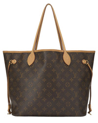 Louis Vuitton Louis Vuitton Brown Monogram Coated Canvas Neverfull Mm (Authentic Pre-Loved)
