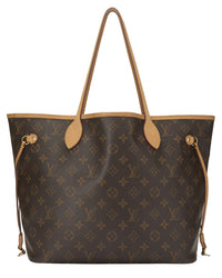 Louis Vuitton Louis Vuitton Brown Monogram Coated Canvas Neverfull Mm (Authentic Pre-Loved)