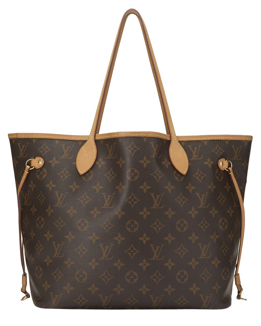 Louis Vuitton Louis Vuitton Brown Monogram Coated Canvas Neverfull Mm (Authentic Pre-Loved)