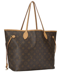 Louis Vuitton Louis Vuitton Brown Monogram Coated Canvas Neverfull Mm (Authentic Pre-Loved)
