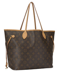 Louis Vuitton Louis Vuitton Brown Monogram Coated Canvas Neverfull Mm (Authentic Pre-Loved)