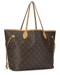 Louis Vuitton Louis Vuitton Brown Monogram Coated Canvas Neverfull Mm (Authentic Pre-Loved)