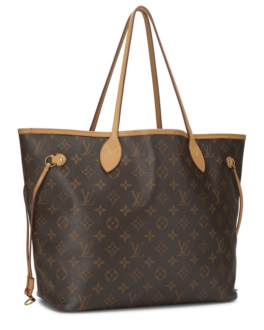 Louis Vuitton Louis Vuitton Brown Monogram Coated Canvas Neverfull Mm (Authentic Pre-Loved)