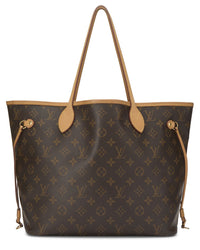 Louis Vuitton Louis Vuitton Brown Monogram Coated Canvas Neverfull Mm (Authentic Pre-Loved)
