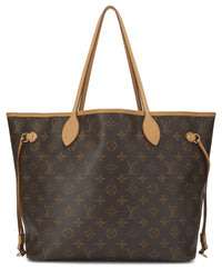 Louis Vuitton Louis Vuitton Brown Monogram Coated Canvas Neverfull Mm (Authentic Pre-Loved)