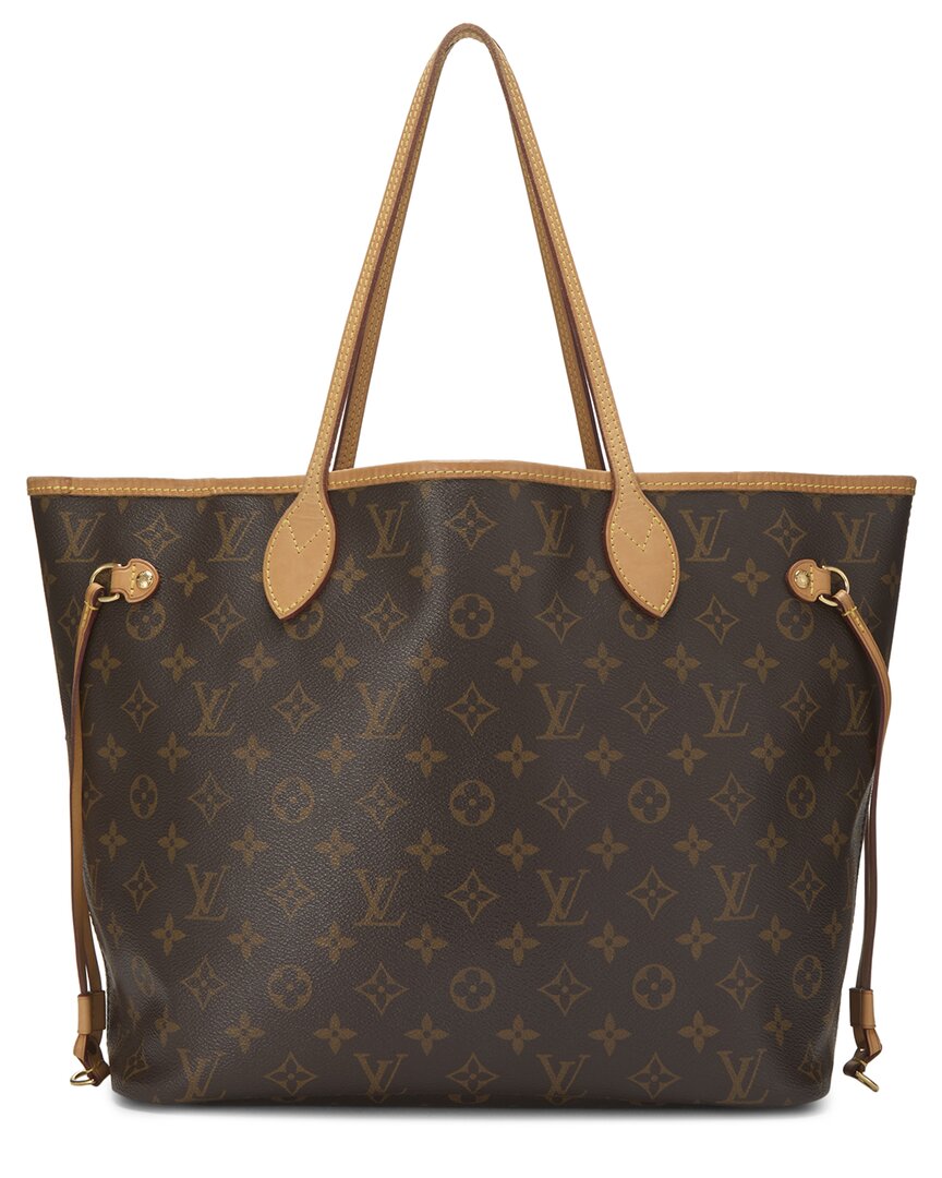 Louis Vuitton Louis Vuitton Brown Monogram Coated Canvas Neverfull Mm (Authentic Pre-Loved)