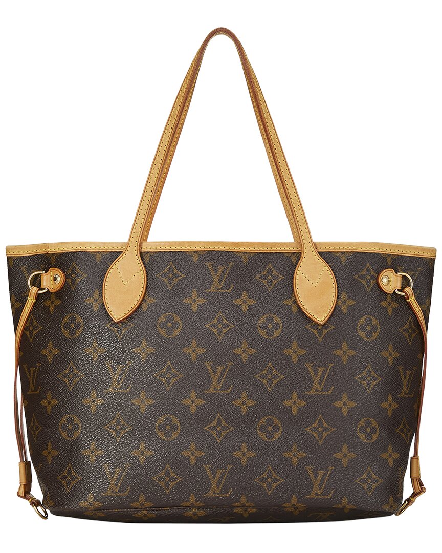Louis Vuitton Louis Vuitton Brown Monogram Coated Canvas Neverfull Pm (Authentic Pre-Loved)