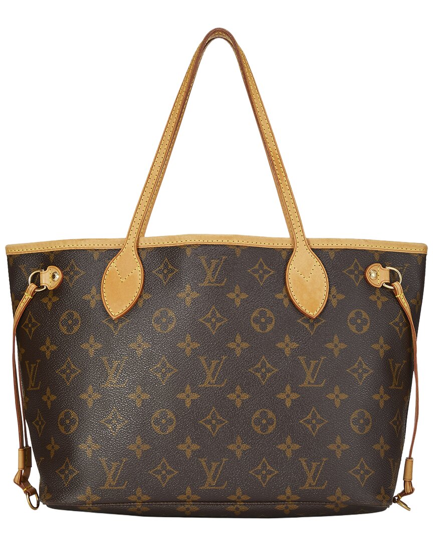 Louis Vuitton Louis Vuitton Brown Monogram Coated Canvas Neverfull Pm (Authentic Pre-Loved)