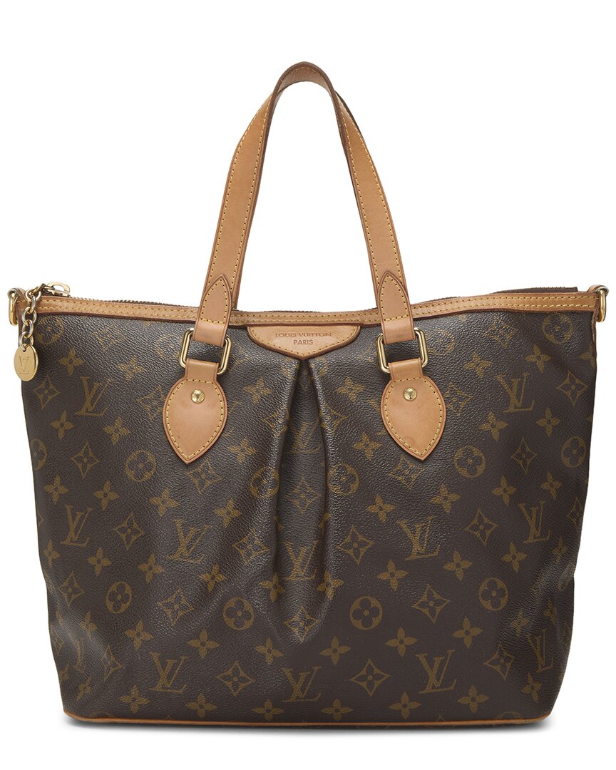 Louis Vuitton Louis Vuitton Brown Monogram Coated Canvas Palermo Pm (Authentic Pre-Loved)