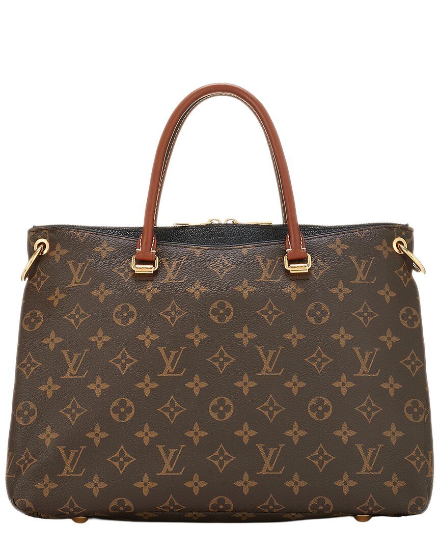 Louis Vuitton Louis Vuitton Black Monogram Coated Canvas Pallas (Authentic Pre-Loved)
