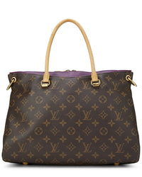 Louis Vuitton Louis Vuitton Purple Monogram Coated Canvas Pallas (Authentic Pre-Loved)