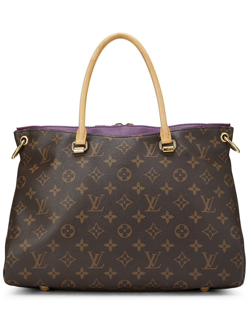 Louis Vuitton Louis Vuitton Purple Monogram Coated Canvas Pallas (Authentic Pre-Loved)