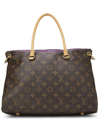 Louis Vuitton Louis Vuitton Purple Monogram Coated Canvas Pallas (Authentic Pre-Loved)