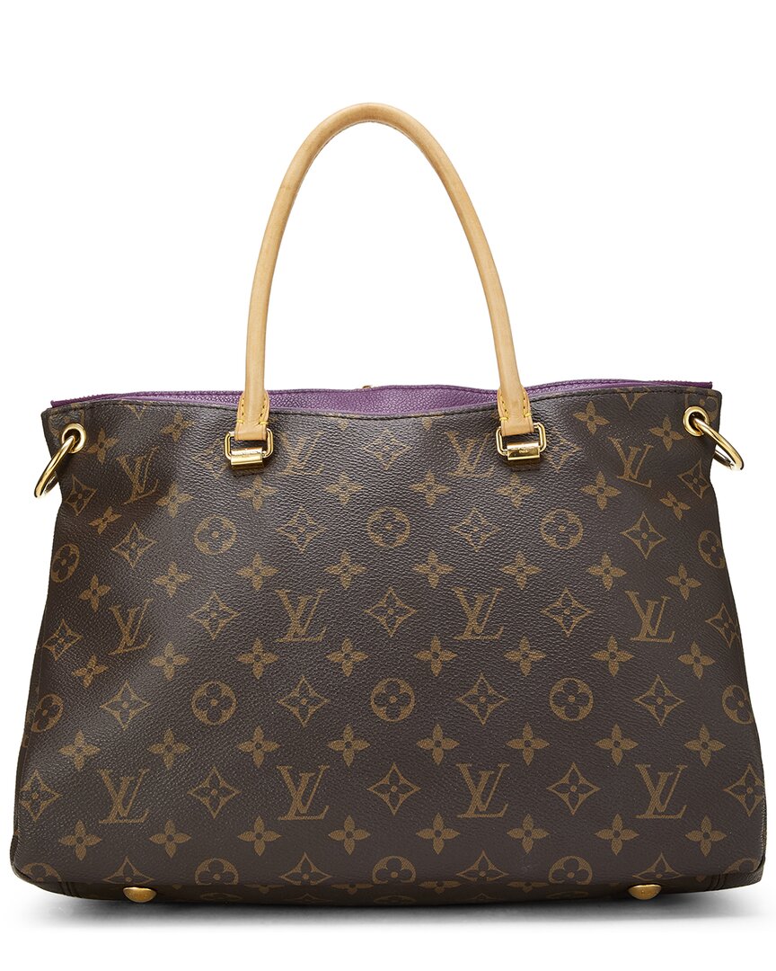 Louis Vuitton Louis Vuitton Purple Monogram Coated Canvas Pallas (Authentic Pre-Loved)