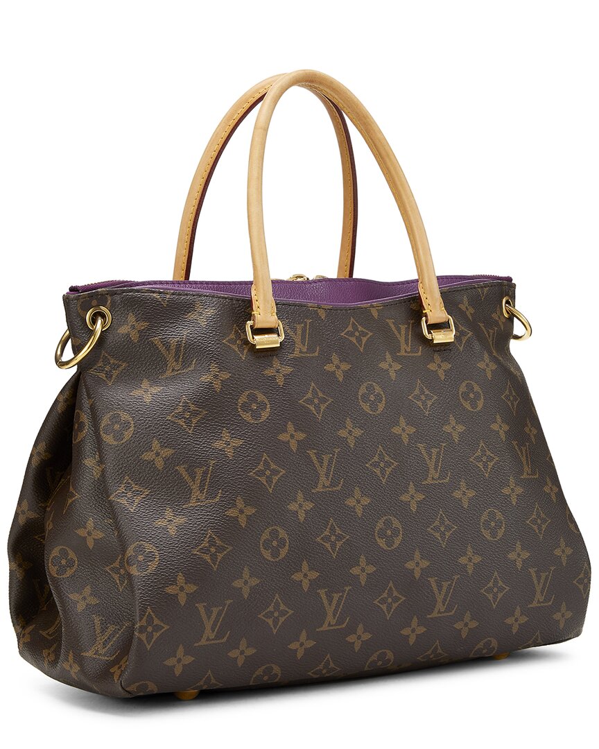 Louis Vuitton Louis Vuitton Purple Monogram Coated Canvas Pallas (Authentic Pre-Loved)