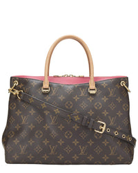 Louis Vuitton Louis Vuitton Pink Monogram Coated Canvas Pallas (Authentic Pre-Loved)