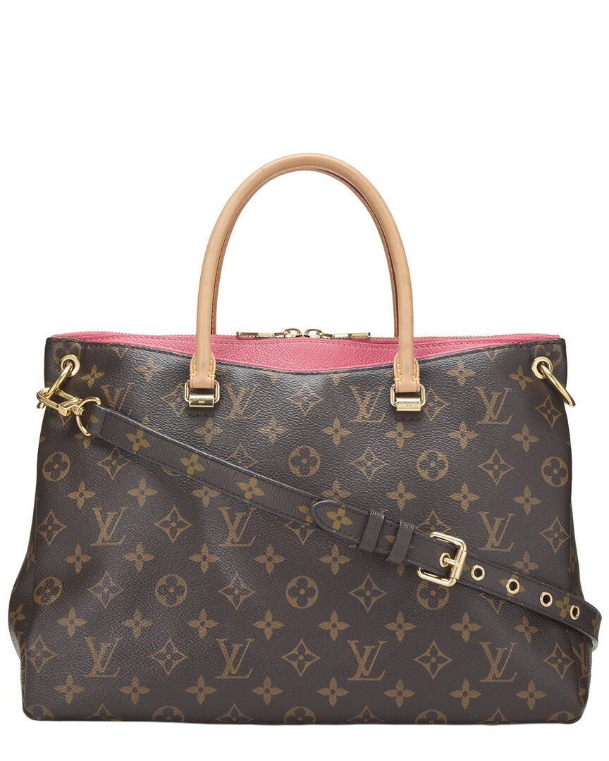 Louis Vuitton Louis Vuitton Pink Monogram Coated Canvas Pallas (Authentic Pre-Loved)