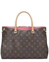 Louis Vuitton Louis Vuitton Pink Monogram Coated Canvas Pallas (Authentic Pre-Loved)